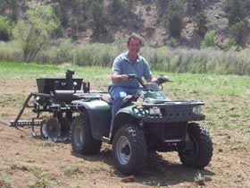 Jim Flynn improving game habitat.